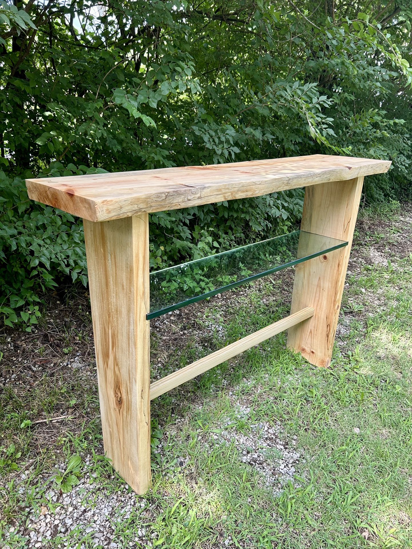 Live Edge Console Table