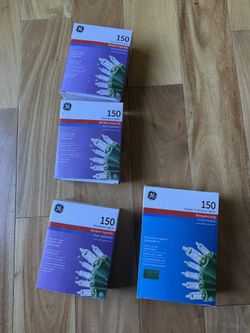 New 4 Boxed Sets Of Christmas Lights