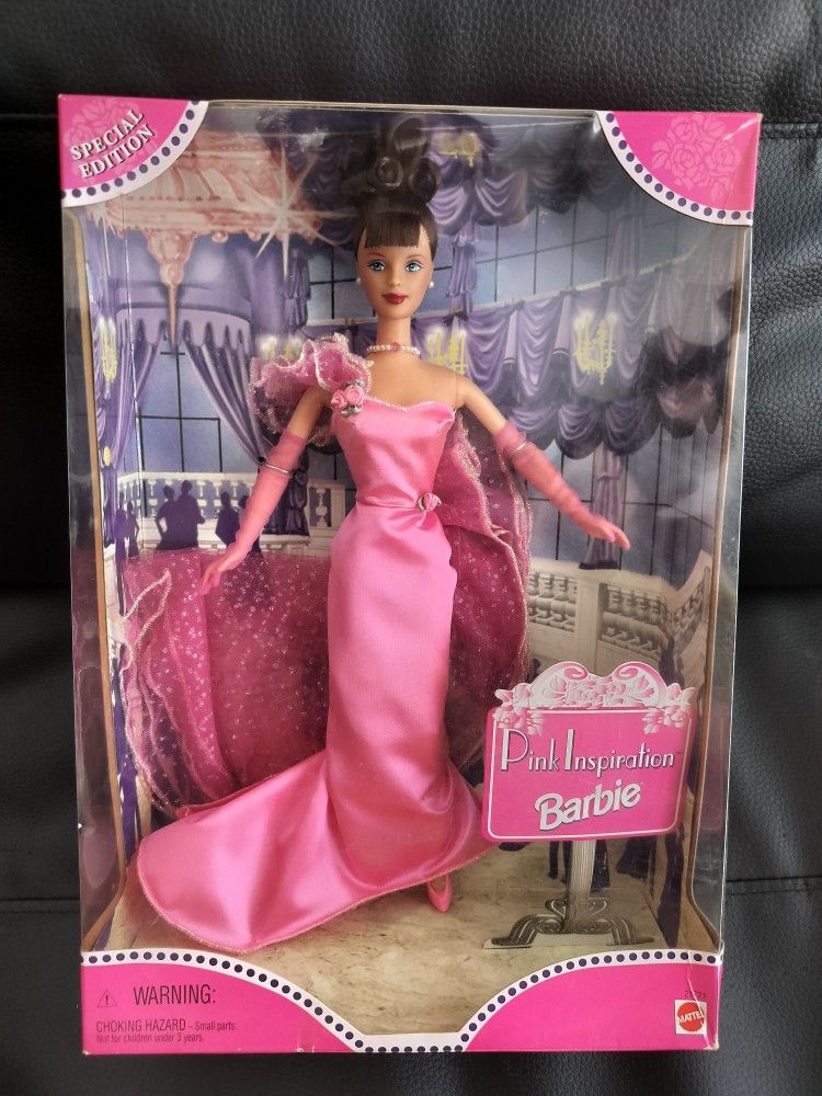 Pink Inspiration Brunette Barbie
