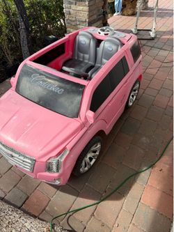 Barbie car  used works great new battery  $