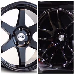 ESR Rim 18" fit 5x114 5x120 5x100 (only 50 down payment/ no CREDIT CHECK)