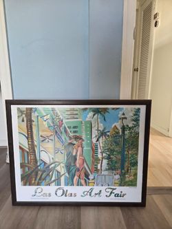 Painting with frame