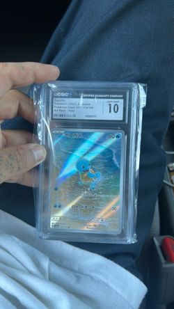 Squirtle CGC 10 Gem Mint Japanese Holo Pokemon Card