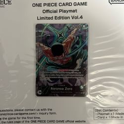 ONE PIECE CARD GAME Official Playmat Limited Edition Vol.4 “English”