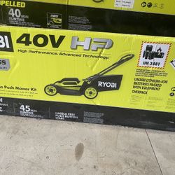Ryobi Push 40v Lawn Mower 