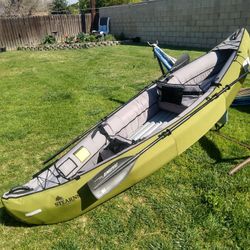 Inflatable Kayak (Paddles and Carrying Bag Included)