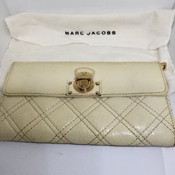 Marc Jacobs Womens Wallet Clutch Card Holder In Chalk C(contact info removed)2 