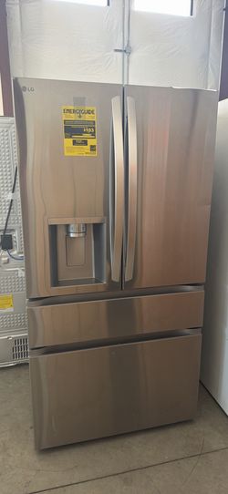 🔥 LG 25 cu. ft. Smart Counter-Depth MAX 4-Door French Door Refrigerator with Full-Convert Drawer