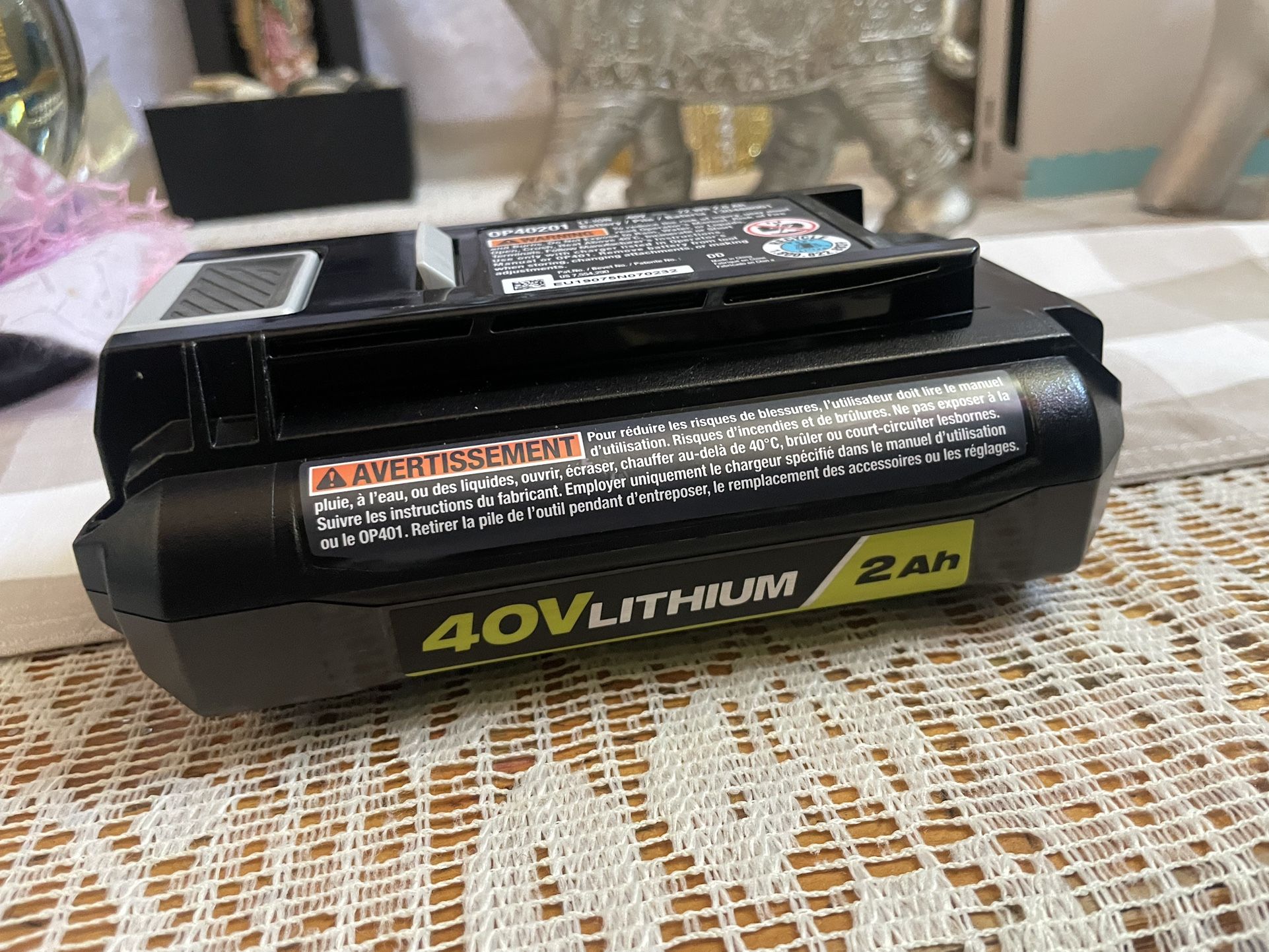 Ryobi 40v 2ah Battery