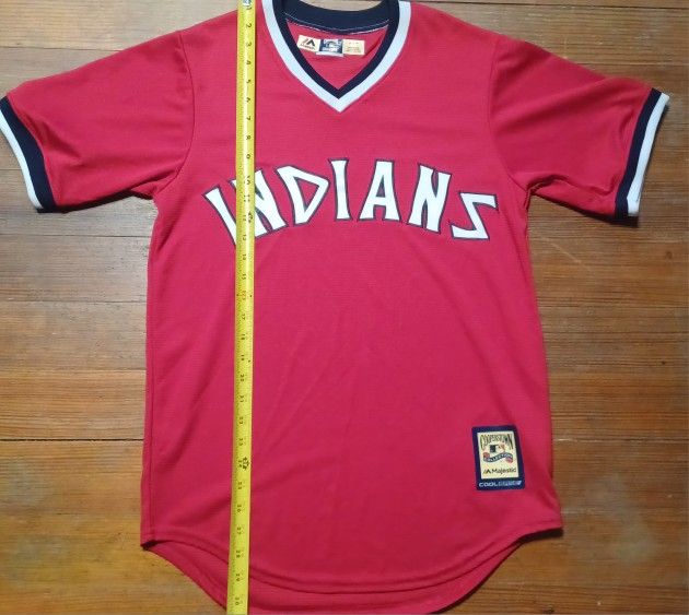 Vintage Men's Size Small Cleveland Indians Jersey Pullover Manny Albert