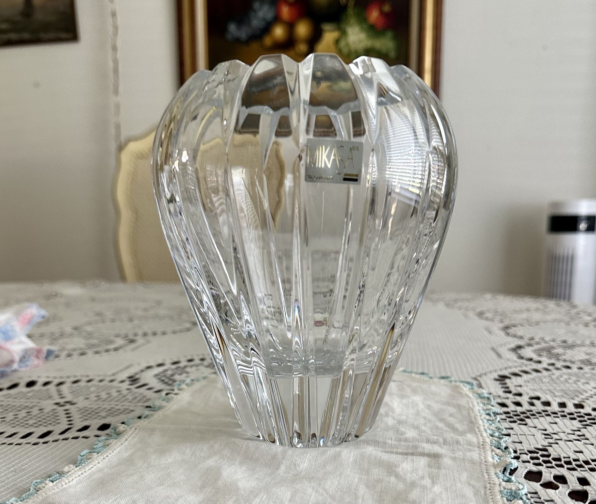 Mikasa Lead Crystal Vase