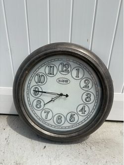 Wall clock indoor outdoor