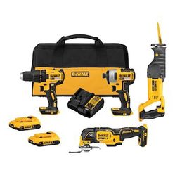 DeWalt 20v XR 3 PC Tool Kit W/Cordless Repociating
Saw
