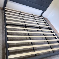 King Size Bed Frame with Headboard