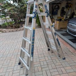 Werner Little Giant Type Ladder  15 Foot Step Ladder Or 25 Foot Extension