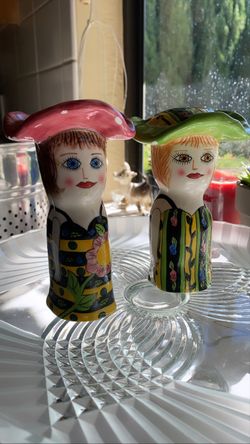 Salt and pepper mushroom lady’s