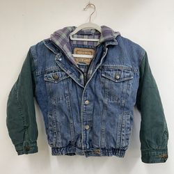 Vintage Denim Jacket Puffer Boys Size 7 Boys Vintage 