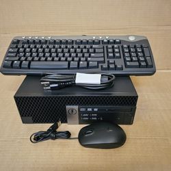 Dell OptiPlex 7050 SFF PC, Intel Quad Core i7-6700 CPU Up To 4.0GHz, 16GB, 256GB SSD, 500GB HDD 10 Pro 64 Bit, C-port, DVD, FAST COMPUTER PC 