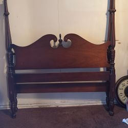 Antique Twin Headboard And Footboard 