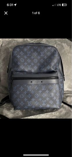 Louis Vuitton Sprinter Backpack – Navy Monogram Shadow Leather – Black Hardware