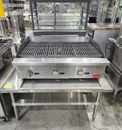NSF/ETL Commercial Charbroiler/Grill (Parrilla/Asador Comercial)