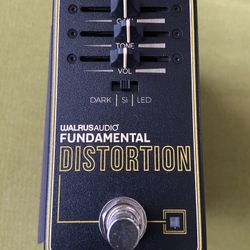 Walrus Audio Fundamental Series Distortion Guitar Effects Pedal