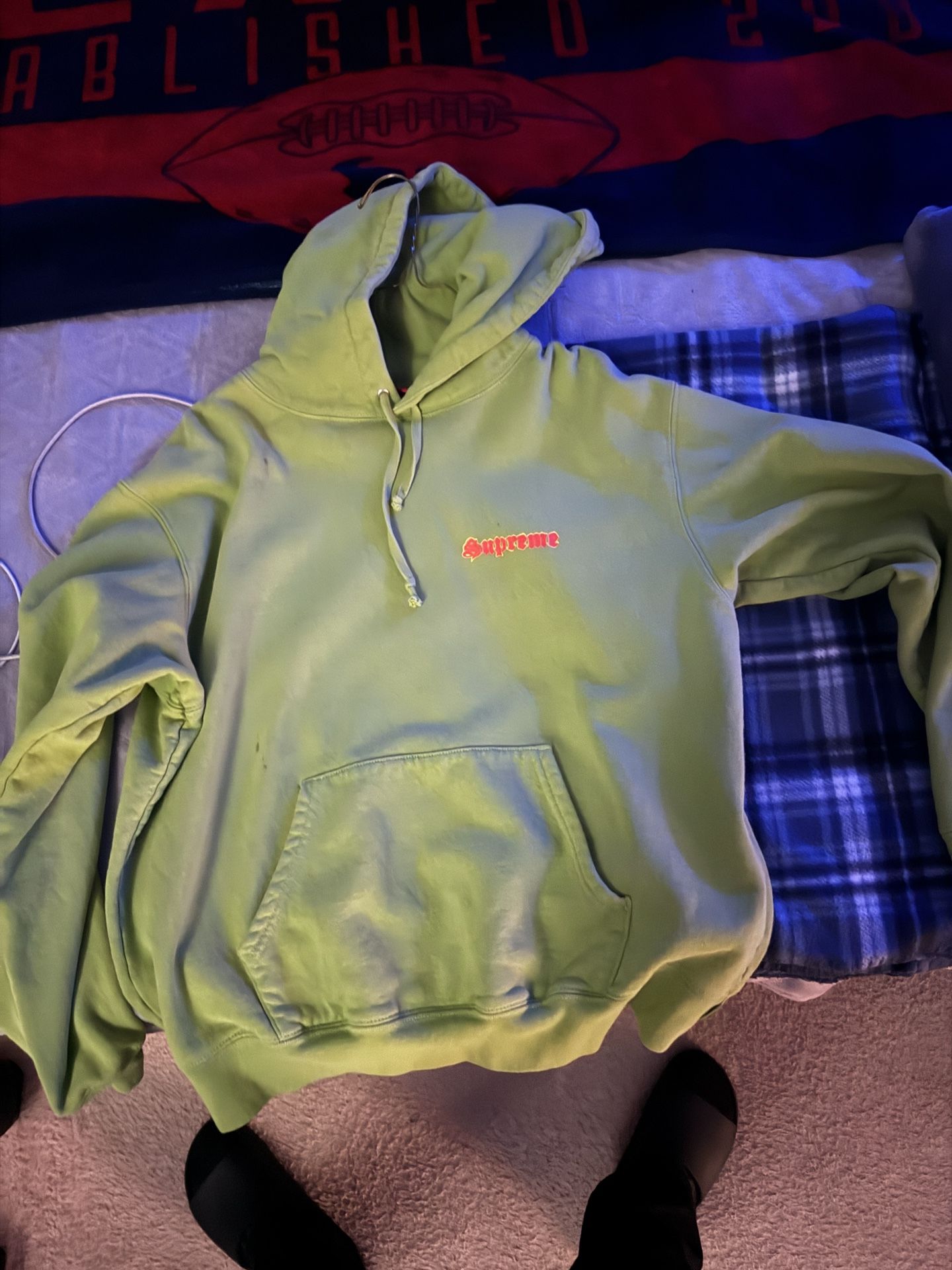 GREEN SUPREME MEXICAN STYLE HOODIE