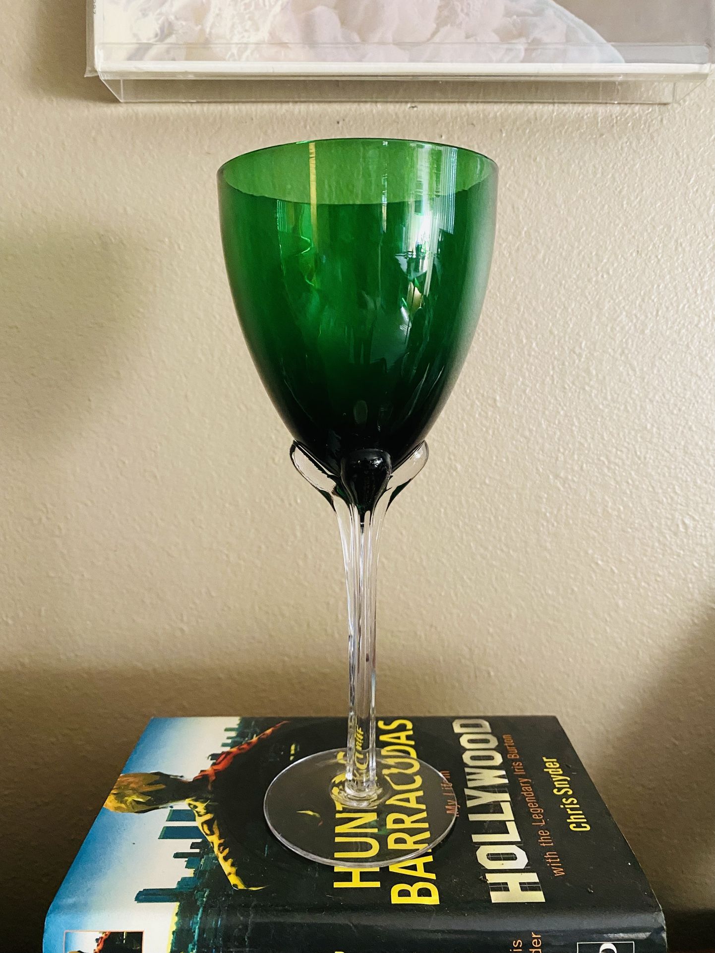 Vintage Murano Wine Glass