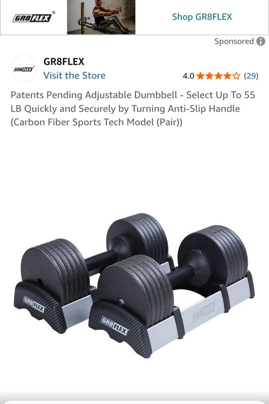 Gr8flex Adjustable Dumbells
