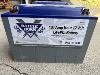Battleborn 12 Volt 100 Amp Hour Lithium Batteries