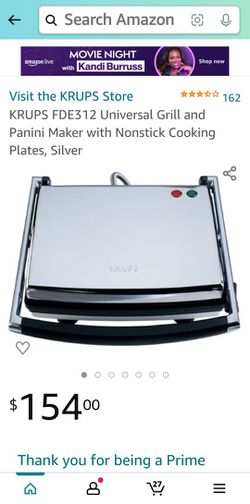 FDE312 Universal Grill and Panini Maker for Sale in Beach, CA - OfferUp