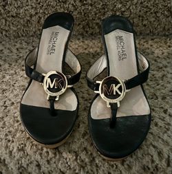 MK Black Sandals 👡