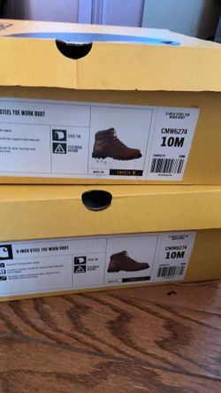 Carhartt 6-inch steel toe work boots Size 10