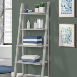 Kellen 72” Ladder Bookcase Bookshelf