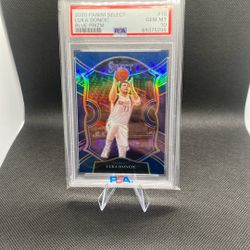 2020 Panini Select Luka Dolcic Blue Prizm PSA 10