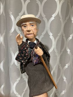 Frank Lloyd Wright hand puppet