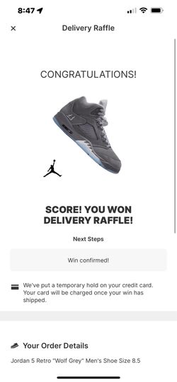 Wolf gray size 8.5 brand new no box