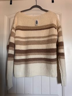 Old Navy Striped Knit Sweater