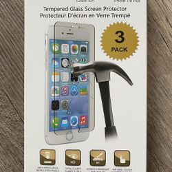 Tempered Glass For Iphone 6/7/8 Plus 3pcs