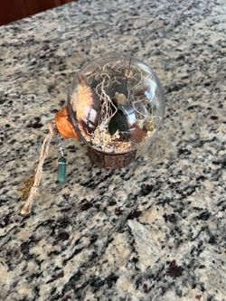Decorative Glass Terrarium Ornament