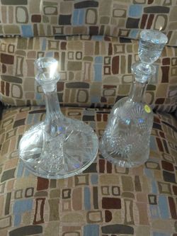 Two crystal decanter 1 Wedgewood