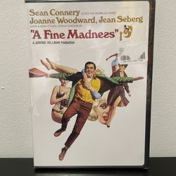 A Fine Madness DVD NEW SEALED Sean Connery Comedy Classic 1966 Not Rated