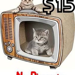 (NEW) TV Cat House / Scratcher