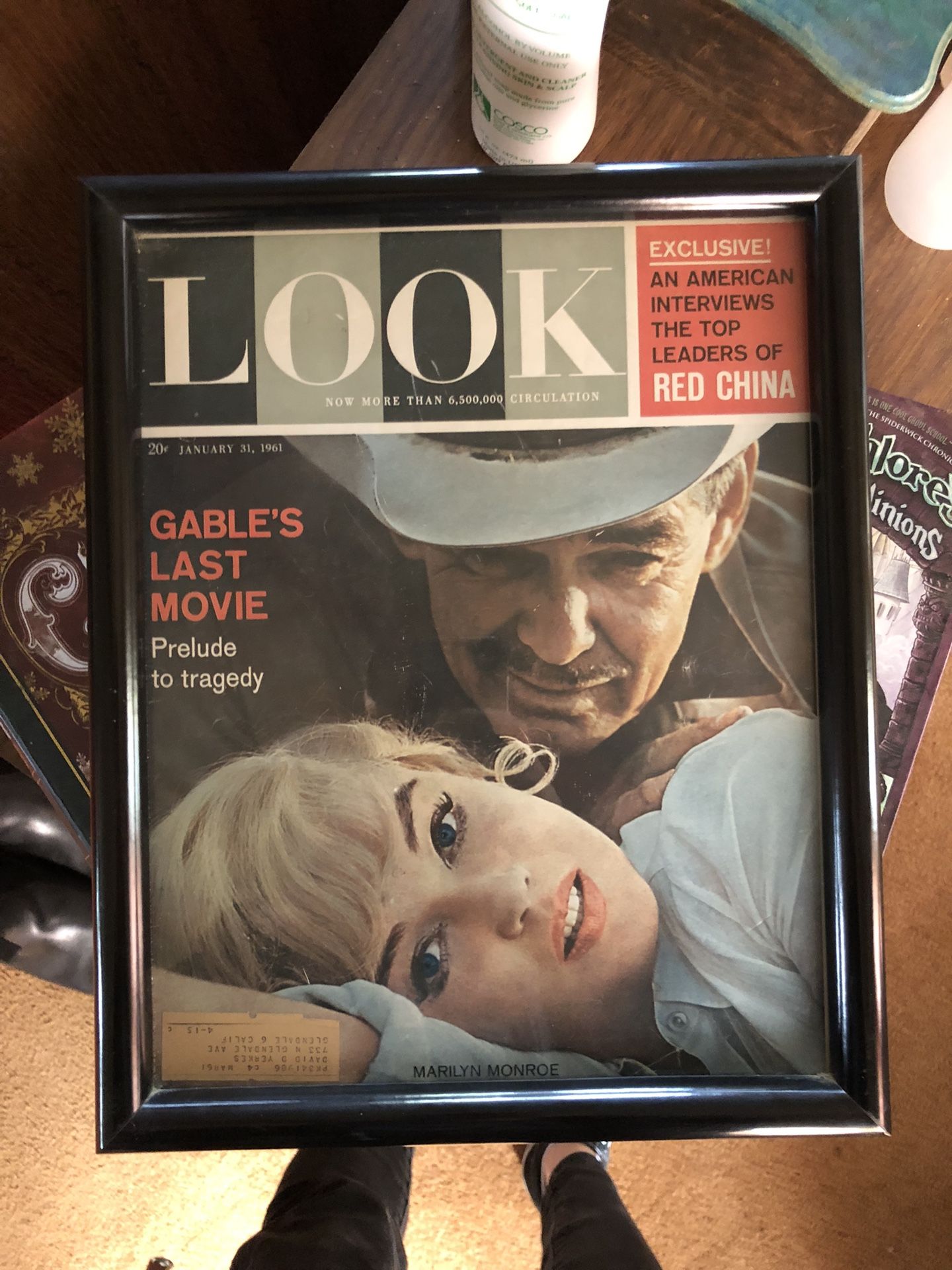Look Magazine - Marilyn Monroe and Clark Gable - Gable’s Last Movie