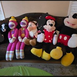 All These Plushies For $40. Like New.