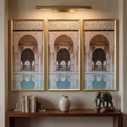 Elegant Framed Architectural Wall Art — 3 Available