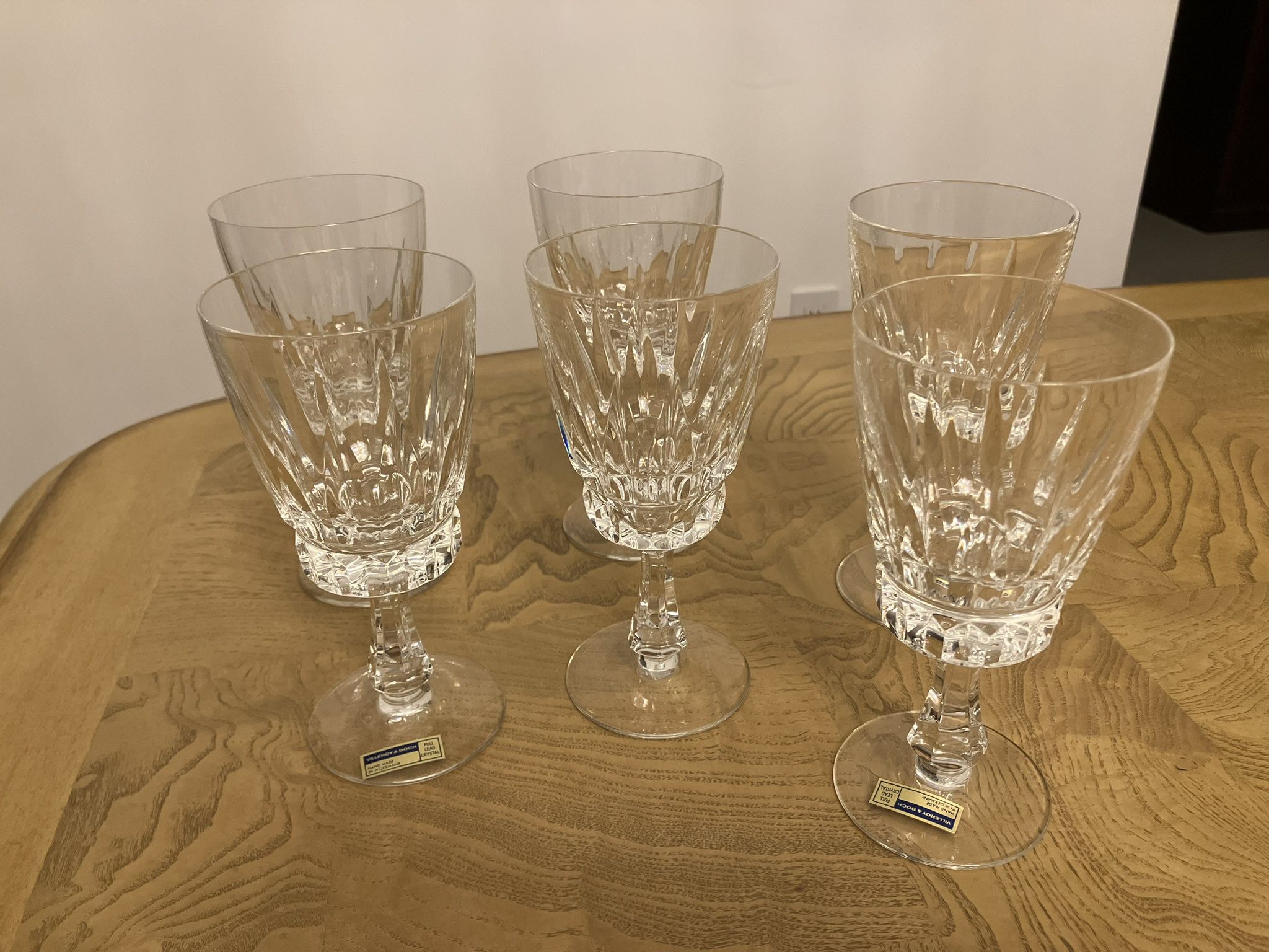 Villeroy & Boch Tiara Crystal Glasses-56 Count