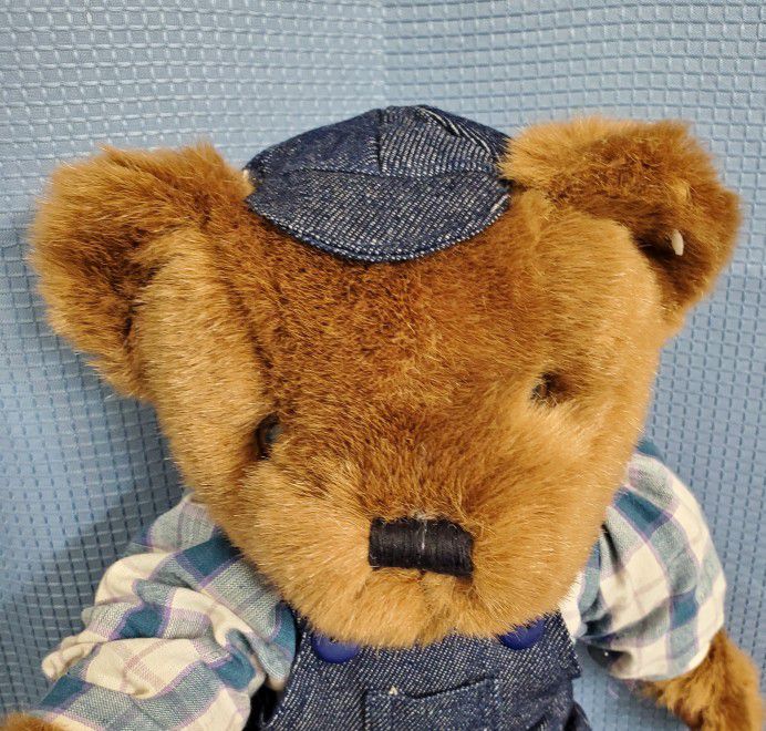 Vintage Teddy Bear Plush Stuffed Animal SKM Enterprises 10"