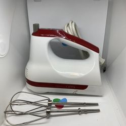 KitchenAid Hand Mixer KHM9 Pastel Pink 9 Speeds Tested Works