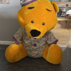 RARE giant yellow stuffed animal bear